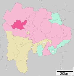 Nirasaki in Yamanashi Prefecture Ja